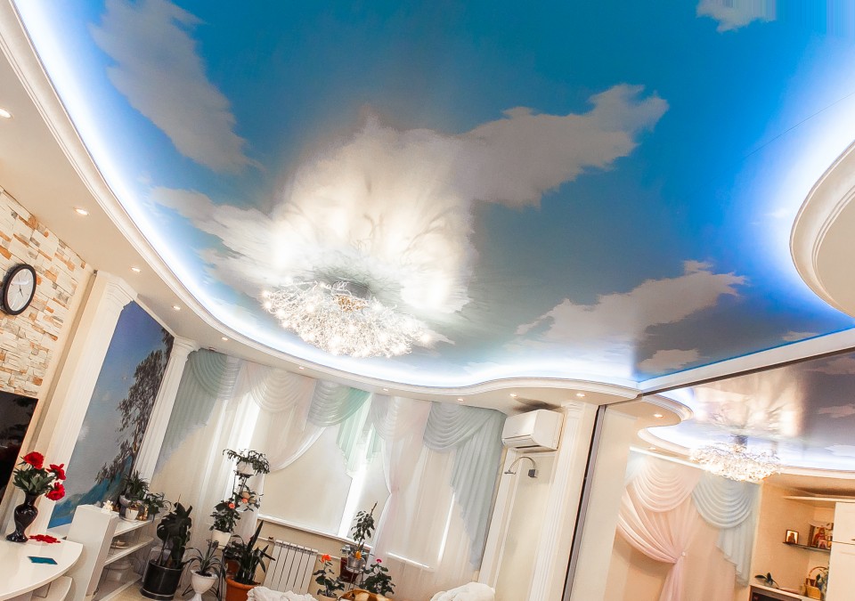 Заказать потолок с фотопечатью в г. Умёт
